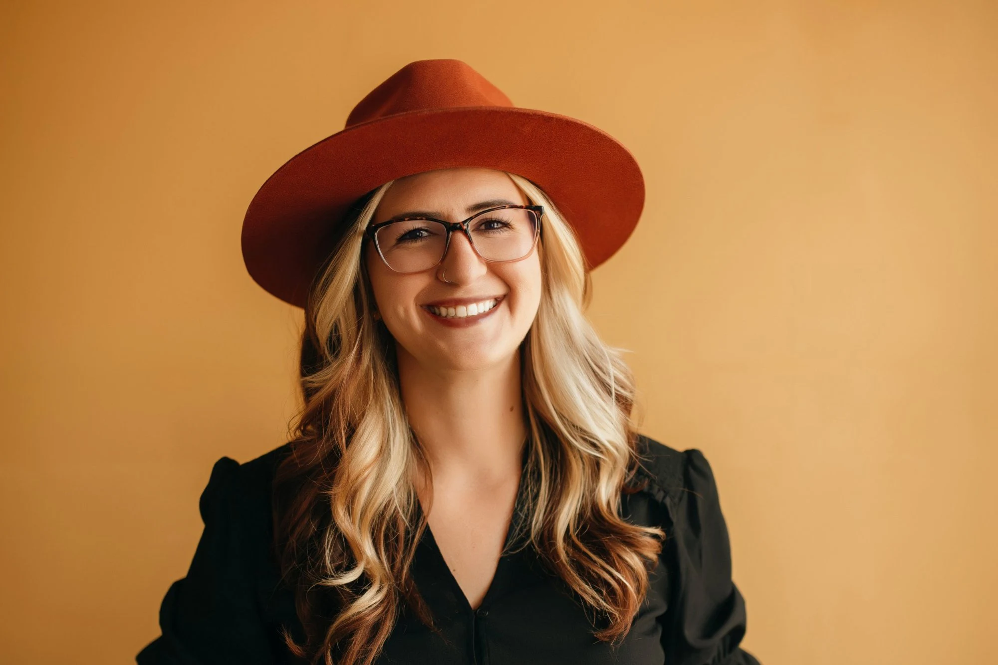Alyson McClaran smiling close-up portrait, Denver event photographer