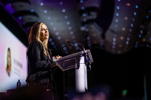 Keynote speaker at Seawell Ballroom corporate event, Denver