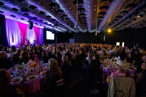 Full room view of ACE Scholarships Women's Luncheon at Seawell Ballroom Denver Colorado