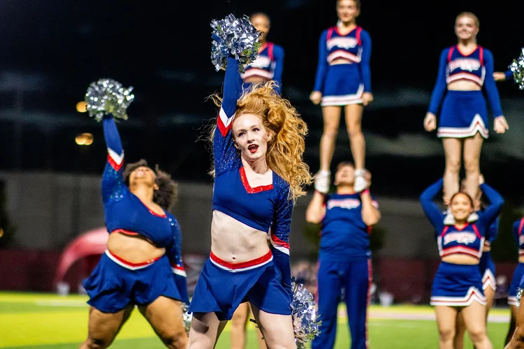 MSU Denver Roadrunners cheerleaders homecoming event photography Regency Athletic Complex Denver Colorado