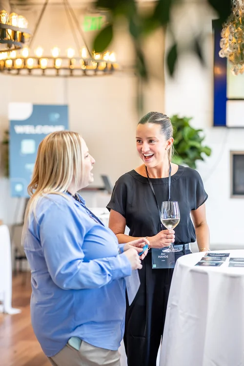 Hampton Social House Denver event space setup corporate networking happy hour photography