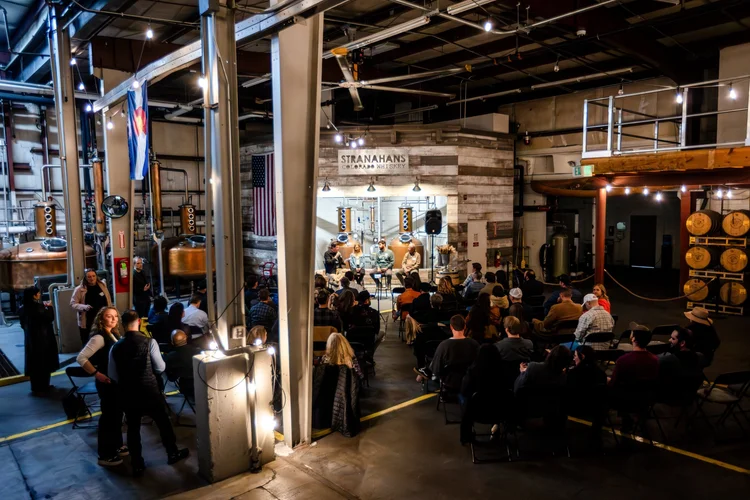 Audience at corporate panel discussion Denver Colorado event photography