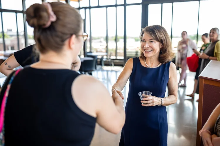 Intern networking event photography at University of Denver Denver Colorado