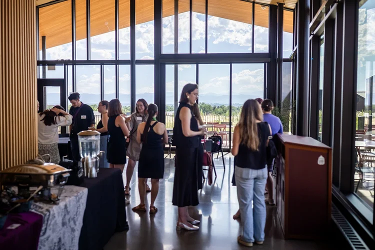 Celebration and connection at University of Denver networking event Denver Colorado