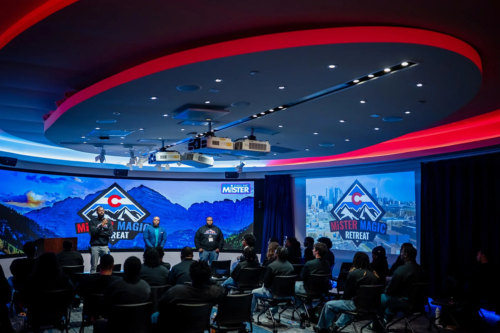 Call Me MISTER retreat presentation photography at MSU Denver event Colorado